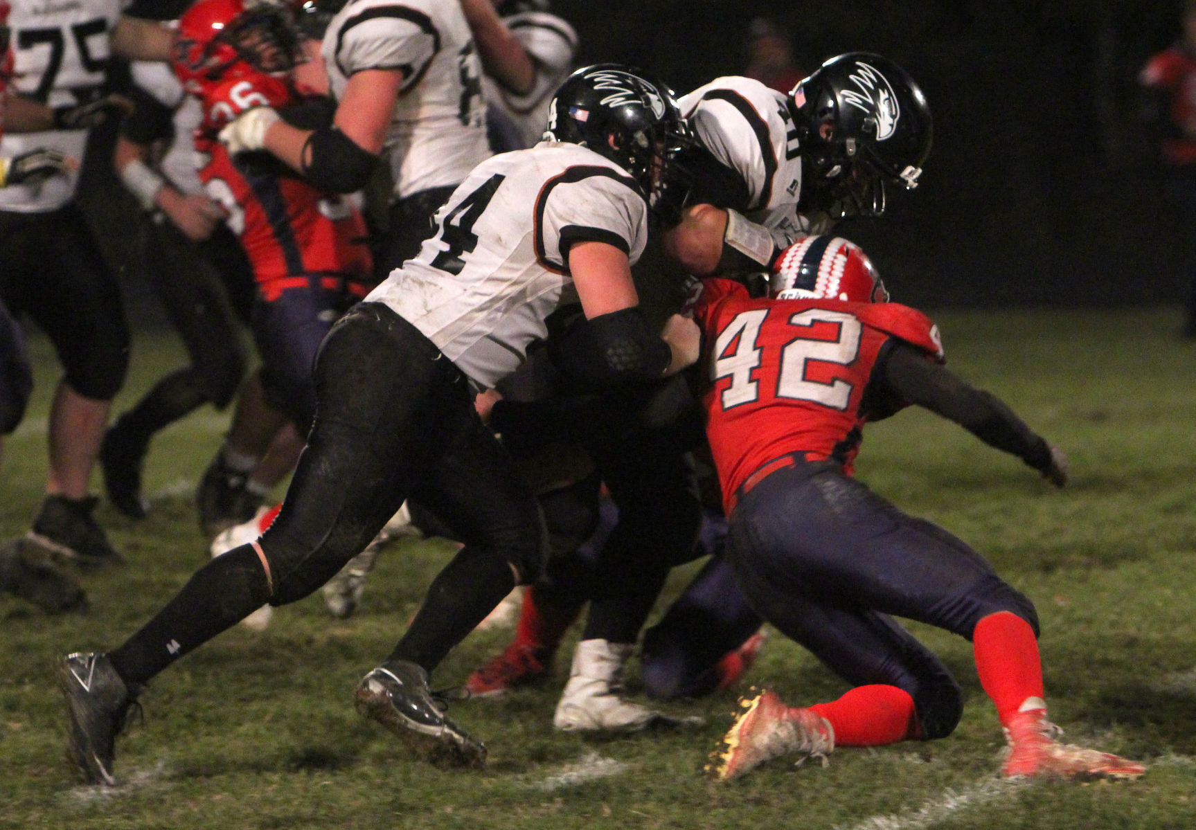 Bloomer football at Spencer/Columbus 10-26-18